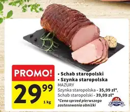 Intermarche Szynka staropolska MAZURY oferta