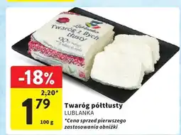 Intermarche Twaróg półtłusty 100g LUBLANKA oferta