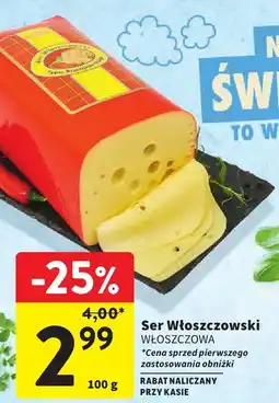 Intermarche Ser Włoszczowski 100g WŁOSZCZOWA oferta