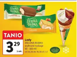 Intermarche Lody ZIELONA BUDKA wybrane rodzaje 90 - 160 ml oferta