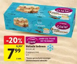 Intermarche Rolada lodowa Cappuccino O LA LA! oferta