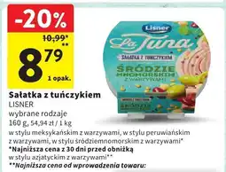Intermarche Sałatka z tuńczykiem 160g LISNER oferta