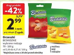 Intermarche Orzeszki BESKIDZKIE paprykowe 70g oferta