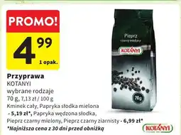 Intermarche Przyprawa Kotanyi różne rodzaje 70g oferta