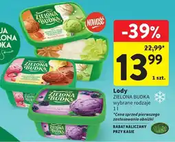 Intermarche Lody ZIELONA BUDKA wybrane rodzaje 1l oferta
