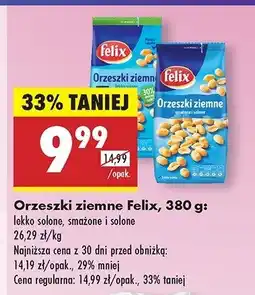 Biedronka Orzeszki ziemne lekko solone Felix oferta