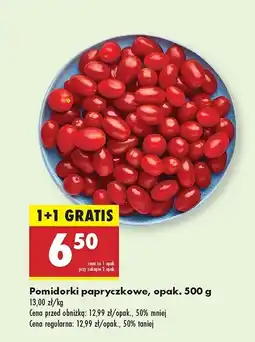 Biedronka Pomidory papryczkowe czerwone oferta