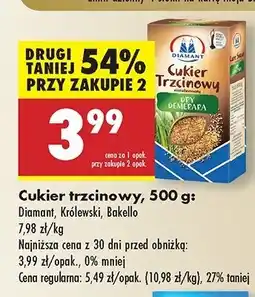 Biedronka Cukier trzcinowy Królewski Rolpot oferta