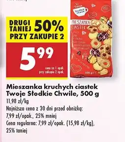 Biedronka Mieszanka kruchych ciastek Twoje słodkie chwile oferta