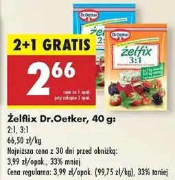 Biedronka Żelfix 3:1 Dr. oetker oferta