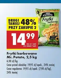 Biedronka Frytki karbowane Mr. potato oferta