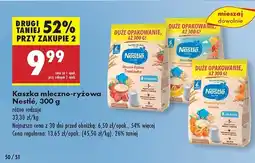 Biedronka Kaszka mleczna ryżowo-kukurydziana banan-jabłko-morela Nestle kaszka dzień dobry oferta