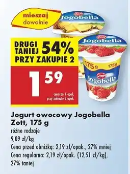 Biedronka Jogurt ananas Jogobella oferta