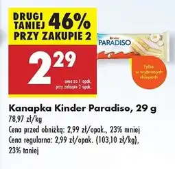 Biedronka Baton Kinder paradiso oferta