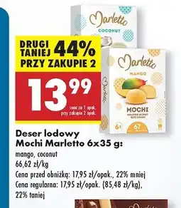 Biedronka Mochi coconut Marletto oferta