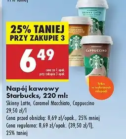 Biedronka Kawa Starbucks cappuccino oferta