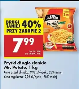 Biedronka Frytki długie cienkie Mr. potato oferta