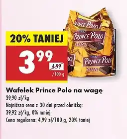 Biedronka Wafelki mini classic Prince polo oferta
