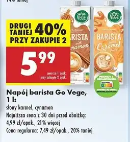 Biedronka Napój cynamon barista Govege oferta