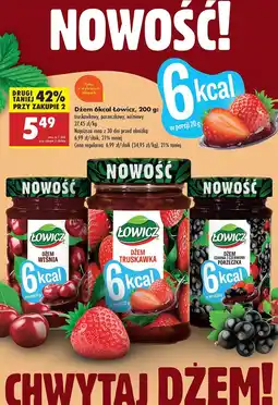 Biedronka Dżem wiśnia 6kcal Łowicz oferta