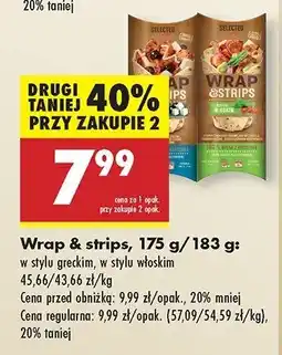 Biedronka Wrap & strips w stylu włoskim Selected for you oferta