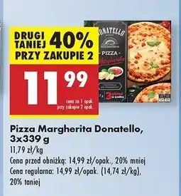 Biedronka Pizza margherita Donatello pizza oferta