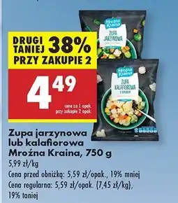Biedronka Zupa kalafiorowa Mroźna kraina oferta