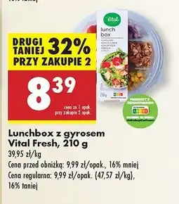 Biedronka Lunchbox z gyrosem Vital fresh oferta