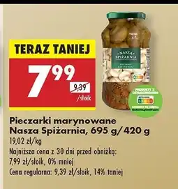 Biedronka Pieczarki marynowane Nasza spiżarnia oferta