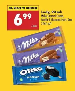 Biedronka Lody z kawałkami ciastek Oreo ice cream oferta