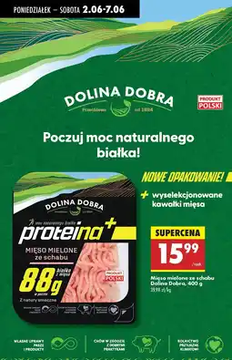 Biedronka Mięso mielone ze schabu proteinowe Dolina dobra oferta