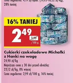 Biedronka Cukierki z hanki Śnieżka michałki oferta
