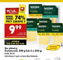 Biedronka Ser morski plastry Światowid oferta