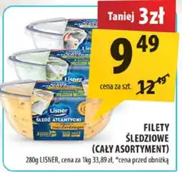 Arhelan Filety śledziowe Lisner 280g oferta