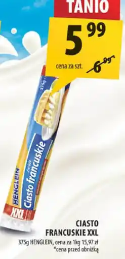 Arhelan Ciasto francuskie XXL 375g Henglein oferta