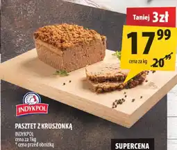 Arhelan Pasztet z kruszonką 1kg Indykpol oferta