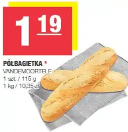 Spar Półbagietka 115g Vandemoortele oferta