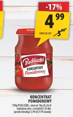 Arhelan Koncentrat pomidorowy Pudliszki 190g oferta