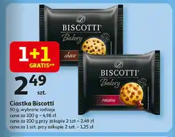 Auchan Ciastka czekoladowe Biscotti oferta