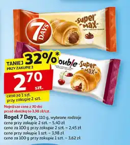 Auchan Rogal z nadzieniem kakaowym 7 days super max oferta