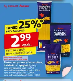 Auchan Makaron pióra Auchan oferta