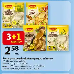Auchan Sos koperkowy ze śmietanką Winiary oferta