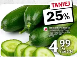 Selgros Ogórek krótki zielony Selgros oferta
