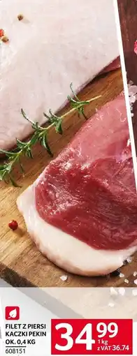 Selgros Filet z piersi kaczki pekiń ok. 0,4 kg Selgros oferta