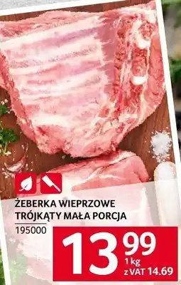 Selgros Żeberka wieprzowe trójkąty mała porcja Selgros oferta
