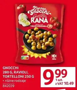 Selgros Gnocchi 280 g, ravioli tortelloni 250 g Selgros oferta