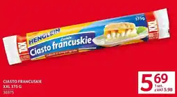 Selgros Ciasto francuskie XXL 375 g Henglein oferta