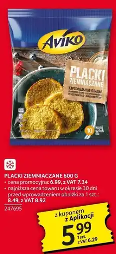 Selgros Placki ziemniaczane 600 g Aviko oferta