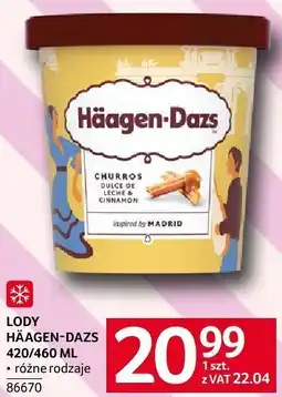 Selgros Lody häagen-dazs 420/460 ml Selgros oferta