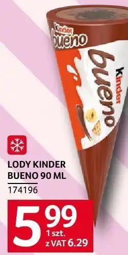 Selgros Lody kinder bueno 90 ml Selgros oferta